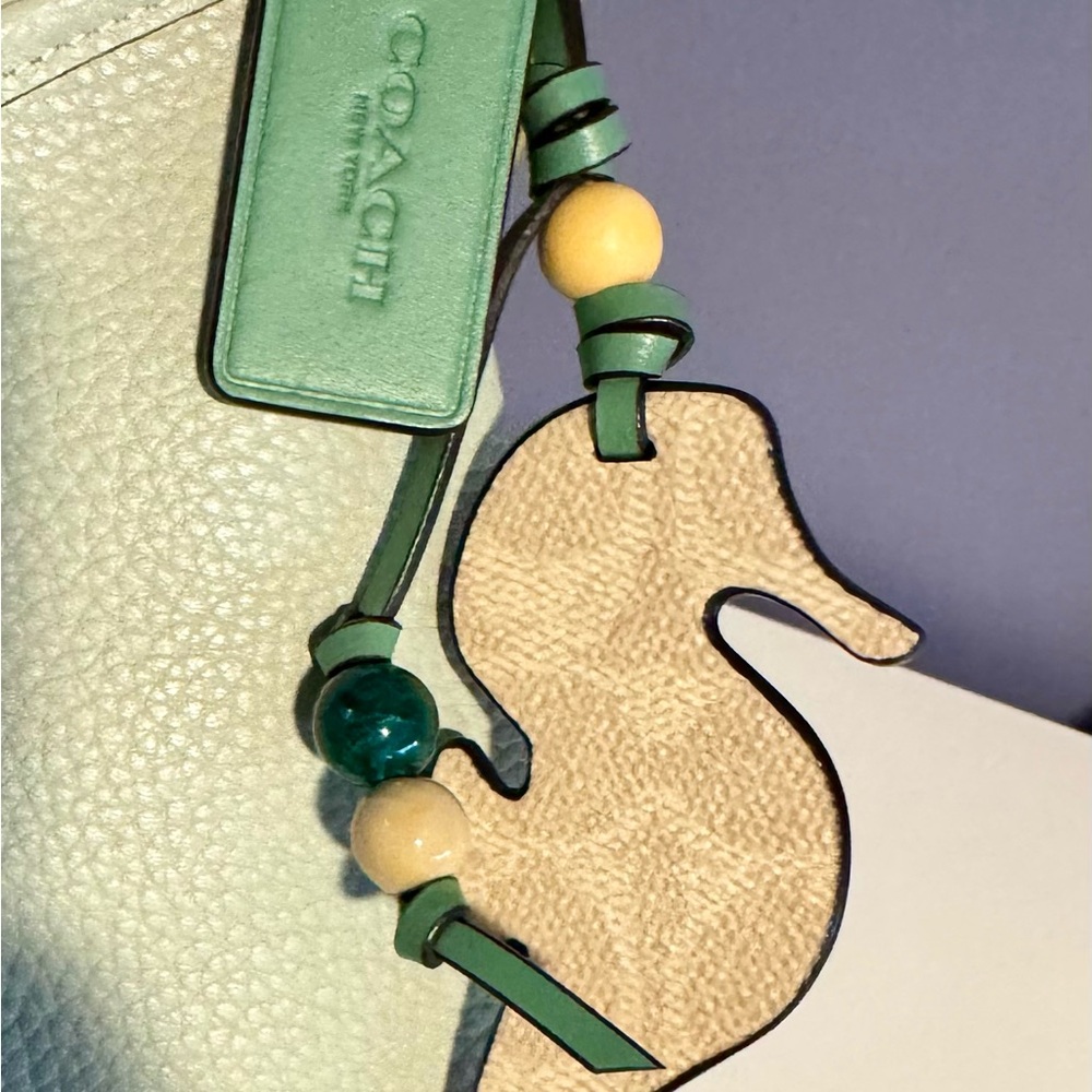 Coach Laurel Shoulder Bag with Seahorse Charm - Picture 3 of 7